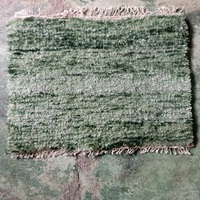 Tapis indiens de luxe faits à la main, modernes, en jute jacquard de couleur unie, à poils longs, tissage plat, écologiques, antidérapants, lavables, en lot