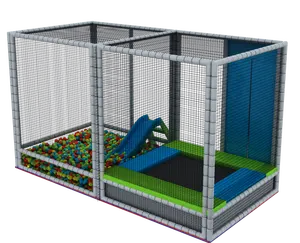 Aire de jeux pour enfants de la meilleure qualité Msp-003 gris et bleu 4,00x2,00m OEM ltem