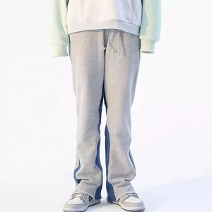 กางเกงวอร์มทรงซ้อนกันของผู้ชายกางเกงวิ่งแบบลำลองมีแถบยางยืดเย็บปะติดออกแบบโลโก้ได้ตามต้องการ - Product Image 3