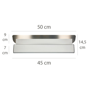 Lama in Alluminio/Acciaio Inossidabile per Gesso 50 cm - Product Image 2