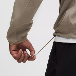 แจ็กเก็ตกันฝนของผู้ชายเสื้อกันลมกันน้ำไนลอนระบายอากาศ100% - Product Image 5