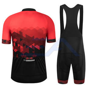 Concevez votre propre uniforme de cyclisme pour hommes, écologique, respirant, 100% polyester, vente en gros, vêtements d'équipe sportive, OEM - Product Image 2