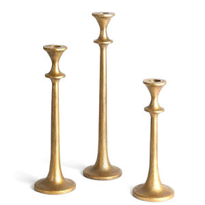 Wrought Iron <b>Candle</b> Holder With Brass Antique Finished <b>Set</b> of 3 Handmade <b>Candle</b> Stand Fancy Design Decorative <b>Candle</b> Holder - Product Image 3