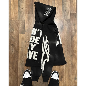 เสื้อฮู้ดดี้เทอร์รี่ผ้าฝ้าย 100% ทรงโอเวอร์ไซส์ พิมพ์ลายตามสั่ง ระบายอากาศได้ดี ซักย้อมแบบแอซิดวอช น้ำหนัก 420 GSM สำหรับผู้ชาย เหมาะสำหรับฤดูหนาว พร้อมปักโลโก้ของคุณเอง - Product Image 3