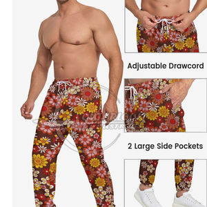 Confortable meilleur polaire hommes Sublimation Sublimation pantalon de survêtement imprimé Design Style tendance meilleure vente - Product Image 5