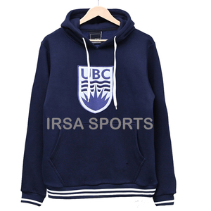 เสื้อฮู้ดดี้พิมพ์โลโก้ตามสั่ง ผ้าฝ้าย 100% ระบายอากาศได้ดี ไซส์ XS สำหรับผู้ชายและผู้หญิง เสื้อฟลีซแบบสวมหัว มีซิป รับผลิตแบบ OEM/ODM พร้อมเทคนิคการปัก - Product Image 3