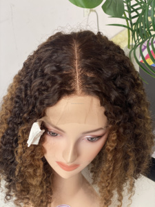 Vente chaude marron couleur piano remy vierge 100% perruques de cheveux humains russes luxe sans enchevêtrement, cheveux de soie le meilleur fournisseur couleur cendre - Product Image 3