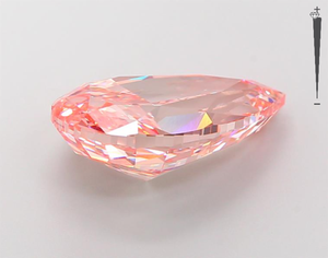 9.30ct Diamant rose taille poire cultivé en laboratoire Excellent HPHT Pierres manufacturées Aniva VVS Clarity IGI Certified Loose Diamante Lab - Product Image 3