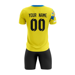 Tenue d'entraînement de football personnalisée pour adultes : Maillot et short de football entièrement sublimés, légers et respirants, 100 % personnalisable - Product Image 6