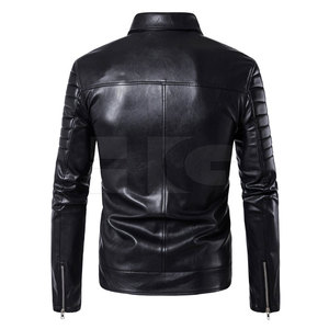 Best Price Men Sheep <b>Leather</b> Fashion <b>Jacket</b> Genuine Sheep <b>Leather</b> Men Fashion <b>Leather</b> <b>Jackets</b> - Product Image 3