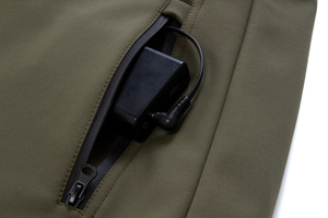 Mens Jackets Jacket for Men Heated Winter Warm Softshell Coat with USB <b>Charging</b> Waterproof Windproof Hooded Outerwear Thermal - Product Image 5