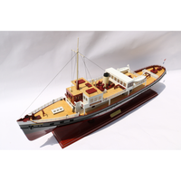MODÈLE DE BATEAUX EN BOIS OOSTERSCHELDE/MODÈLE DE REMORQUEURS PAYS-BAS/ARTISANAT MAIN POUR LA DÉCORATION