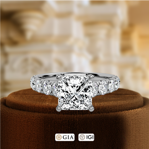 Anillo de Diamante con Certificado IGI de 1 Quilate, para Ella, Oro Sólido de 14K, Solitario con Diamante Cultivado en Laboratorio, Anillo de Compromiso - Product Image 2