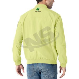 Nueva chaqueta de bombardero de invierno a la moda para hombre, chaqueta cálida acolchada con logotipo personalizado de Color sólido para hombre, ropa de calle informal para vuelos al aire libre - Product Image 2