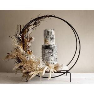 แท่นวางเค้กโค้งสไตล์หรูหราแท่นวางตกแต่งเค้กวัสดุเกรดแท้มาใหม่ - Product Image 6