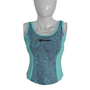 เสื้อกล้ามสำหรับผู้หญิงสีพื้นระบายอากาศได้ดี - Product Image 1