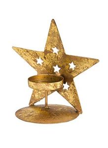 Bougeoir à bougie géométrique doré Décoration de table islamique Ramadan Kareem Eid Mubarak Décoration de la maison musulmane - Product Image 3