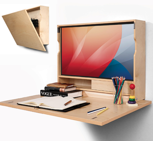 Bureau intelligent mural avec hub technologique pliable - Product Image 2