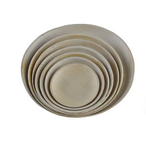 Vajilla desechable de hoja de palma Natural 100%, platos de hoja de palma biodegradables disponibles en diferentes tamaños y formas - Product Image 1