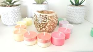 Votivas de Vidrio Mosaico Multicolores de Excelente Calidad a Bajo Precio del Mejor Exportador - Product Image 2