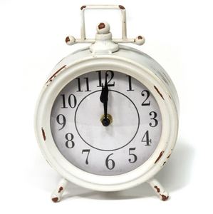 Ak Brass Metal Iron <b>Table</b> <b>Clock</b> Light Luxury Desktop Decoration Bespoke Alarm <b>Clock</b> for Home and Hotel Use - Product Image 3