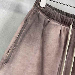 Pantalones Cortos Personalizados al por Mayor con Lavado Ácido para Venta, Pantalones Cortos de Malla Vintage Casuales Suaves Transpirables de Tejido de Punto para Baloncesto para Hombre - Product Image 3