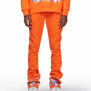 El mejor nuevo diseño, chándales acampanados con logotipo personalizado para hombre, ropa deportiva de gimnasio de algodón 100% de alta calidad, chándales para hombre con estampado sólido de invierno - Product Image 4