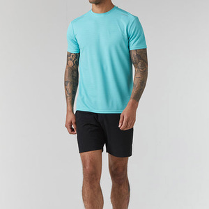 Conjunto personalizado de camiseta y pantalones cortos de algodón 100% para hombre, ropa de calle con diseño de logotipo, conjunto de camisa y pantalón de peso pesado - Product Image 5