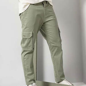 Pantalones Cargo para Hombre de Algodón Premium con Corte Recto y Cintura Media, Transpirables y Ecológicos, Precio al por Mayor - Product Image 2