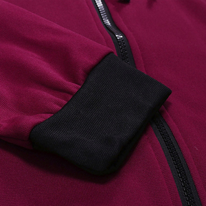 High Quality Soft <b>Thermal</b> Hoodies <b>for</b> Plus-Size <b>Men</b> Long Sleeve Full Zip Styles <b>for</b> Outdoor Wear in Winter Plain Dyed - Product Image 5