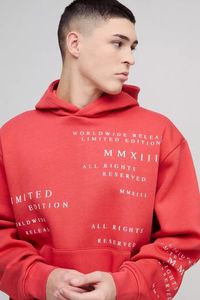 Chándal con capucha de gran tamaño Boxy Limited de alta calidad, chándal informal transpirable de calidad superior - Product Image 3