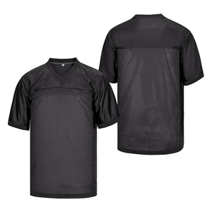 New Unisex American <b>Football</b> Jersey Heat-Transfer Printed 100% Polyester Lightweight Blank Style <b>White</b> <b>Black</b> Green Yellow Blue - Product Image 3