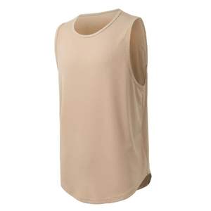 Camisetas sin mangas informales de punto de algodón 100% para hombre con logotipo personalizado directo de fábrica - Product Image 5