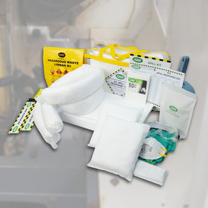 Kit anti-déversement d'hydrocarbures écologique de 45 litres avec sac souple, système de nettoyage et de confinement industriel portable (100 % polypropylène) - Product Image 3