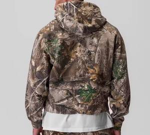 Service OEM – Nouveau Hoodie d'Hiver Décontracté Léger à Col Capuche, Style Uni, Lavage Acide, Impression Numérique, Écologique, Respirant, Logo Personnalisé - Product Image 3