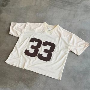 เสื้อยืดแขนสั้นผ้า3D พิมพ์ลายพัฟเสื้อเบสบอลและซอฟต์บอลเสื้อเจอร์ซีย์ปรับแต่งได้ - Product Image 3