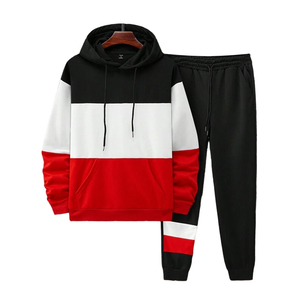 Conjunto Deportivo de Invierno para Hombre, Estampado, Grueso, Personalizado, Ropa Deportiva, Sudadera con Capucha de Felpa Suave, Pantalones Joggers - Product Image 1