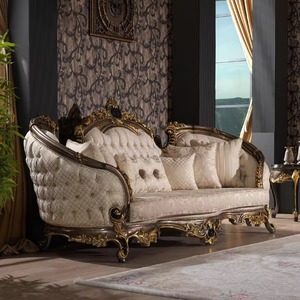 Set kursi berlengan desain rumah furnitur rumah set <span class=keywords><strong>sofa</strong></span> Chesterfield bingkai kayu bergaya <span class=keywords><strong>USA</strong></span> Royal Furniture