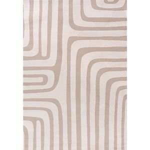 พรมลายเรขาคณิตสีเบจ Netline Home Loft - Product Image 1