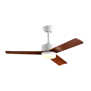 Ventilateur de plafond LED HC à 3 pales, moteur DC 6 vitesses, télécommande, lumière à intensité variable, design moderne, pour la maison et le bureau - Product Image 2