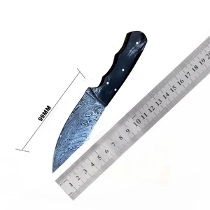 ด้ามจับด้ามจับโบวี่สกินเนอร์เหล็กดามัสกัสทำด้วยมือปรับแต่งได้สะดวกสบายทำด้วยมือ - Product Image 5