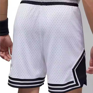 กางเกงขาสั้นลายตาข่ายออกกำลังกายของผู้ชายกางเกงขาสั้นแฟชั่นลายตาข่ายออกกำลังกายพิมพ์ลายได้ตามต้องการสำหรับใส่ไปยิม100% ตาข่ายโพลีเอสเตอร์ - Product Image 2