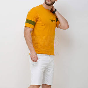 Conjunto de dos piezas para hombre, camiseta informal de manga corta y pantalones cortos para entrenamiento o ropa de calle, conjunto de pantalones cortos - Product Image 4