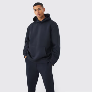 Haute qualité personnalisée pour bouffée impression Vintage hommes sweat à capuche surdimensionné 500gsm français éponge survêtement lourd hiver-prêt coton - Product Image 2