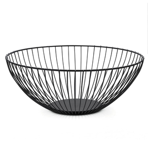 European Style Metal and Jute Fruit & <b>Vegetable</b> <b>Storage</b> <b>Basket</b> with Hanging Banana Hanger for Home Use - Product Image 3