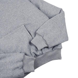 Sudaderas personalizadas de fábrica Impresión de pantalla Color sólido Sudadera con capucha de peso pesado en blanco Capas dobles 100% Sudaderas con capucha de algodón para hombres - Product Image 3