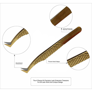 Impression de logo personnalisé en acier inoxydable 2024 Instruments à cils Matériau durable Pince à cils - Product Image 5