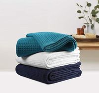 Couverture d'emmaillotage en gaze de mousseline de coton biologique à 4 couches Couverture douce gaufrée Serviettes de bain en coton turc Couverture lestée en bambou