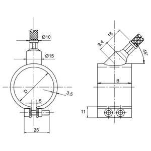 DHB / Ø= 65mm; B=22mm; 275W; 230V - Product Image 2