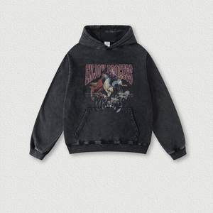 With Custom Design Cotton Fashion <b>Hoodies</b> Acid Wash Printed for Men Vintage Embroidery Logo Men's <b>Anime</b> Printed <b>Hoodies</b> - Product Image 1